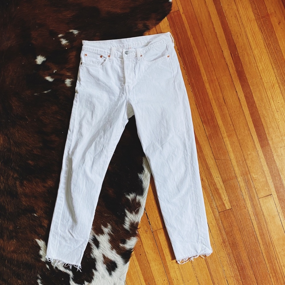 Levi 501 high rise jean